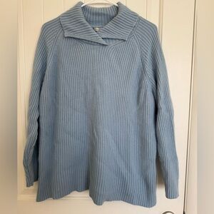 Jillian Jones Angora Rabbit Hair Light Blue Sweater
